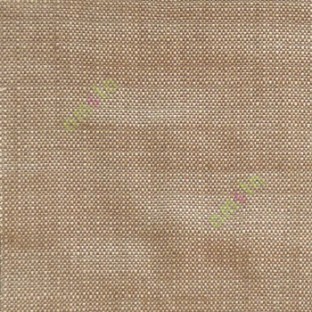 Brown beige color solid texture soft weaving finished small dots sofa main curtain